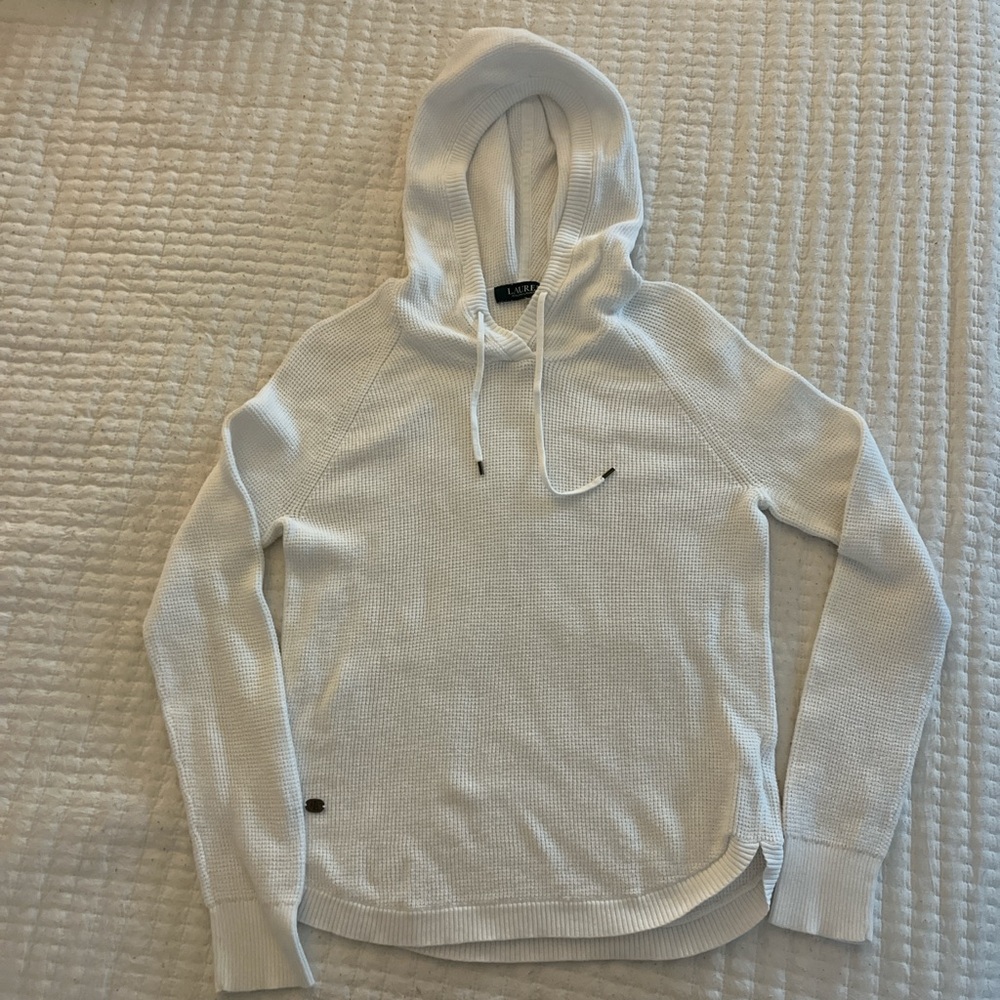 Lauren Ralph Lauren White Hoodie